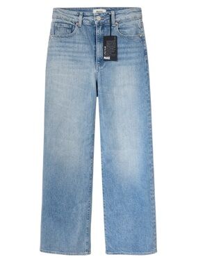 PAIGE Sasha wide Leg Jeans Vintage Wash High Rise Organic Cotton Denim size 29